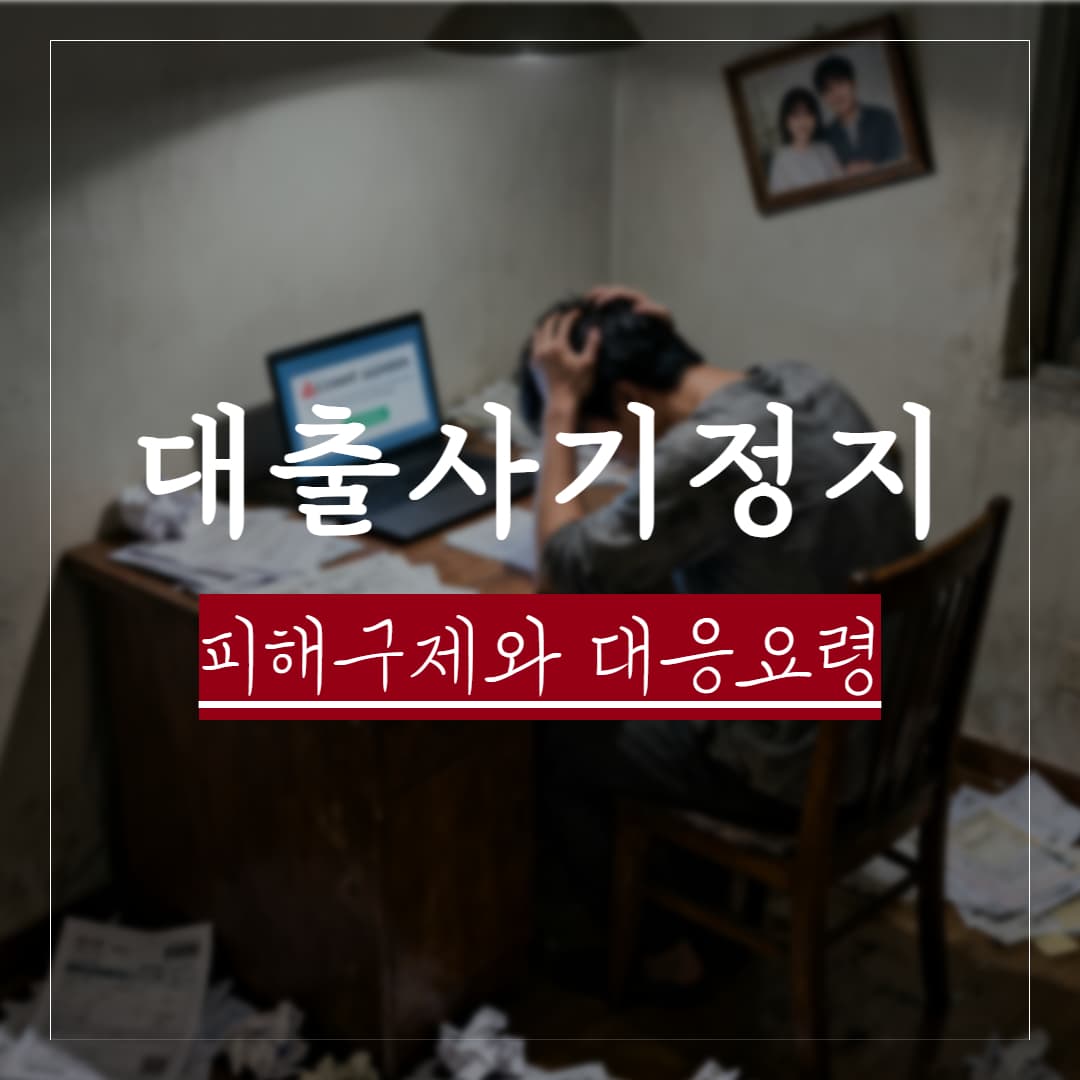 대출사기로 지급정지 당했다면, 피해 구제 방법 정리
