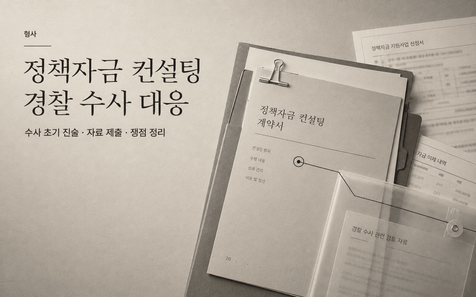 정책자금 컨설팅 대부업법 위반 쟁점, 무등록 대부중개 판단 기준과 수사 초기 대응 전략
