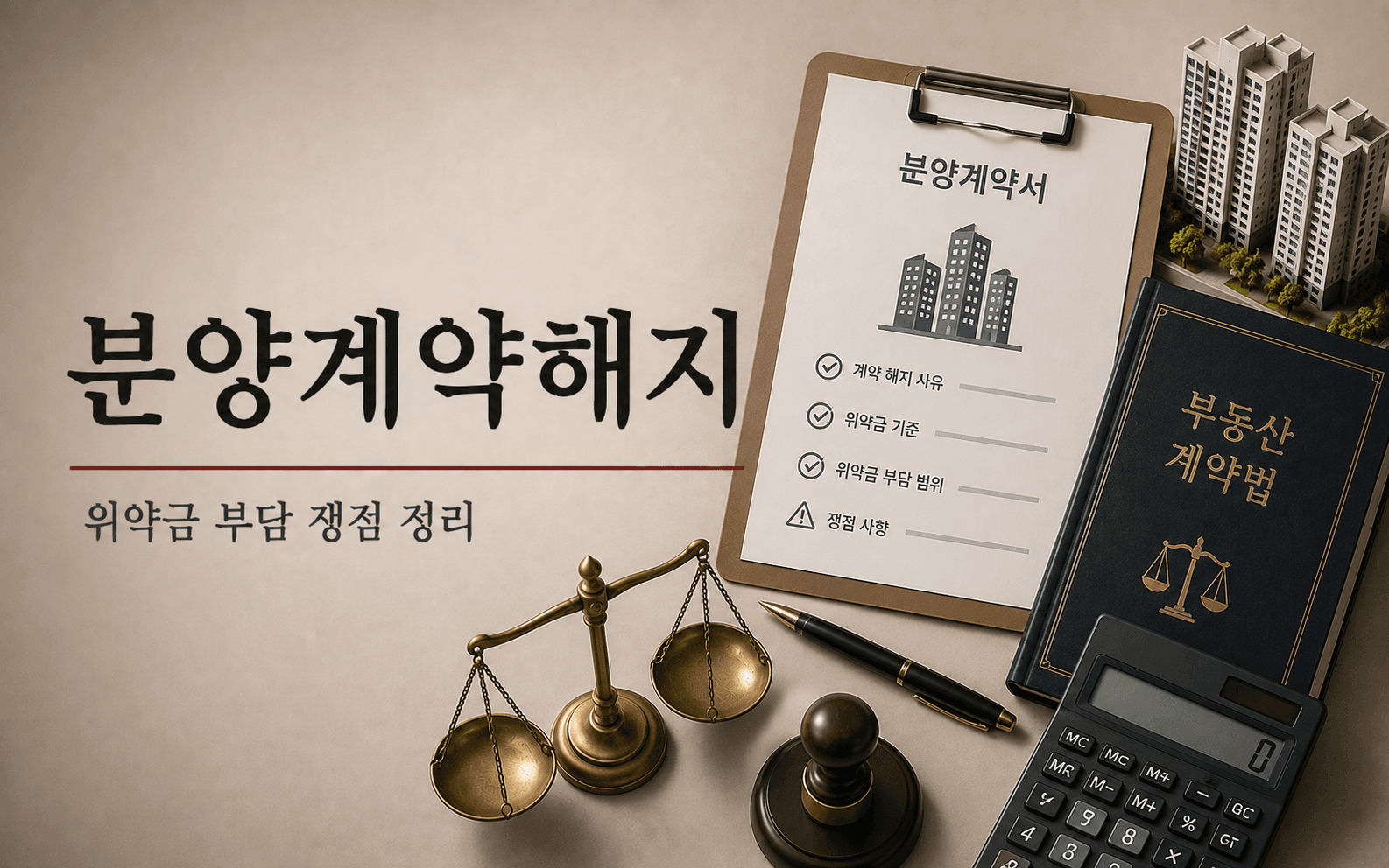 분양계약해지 뜻과 위약금 부담, 내용증명부터 소송까지의 절차 정리