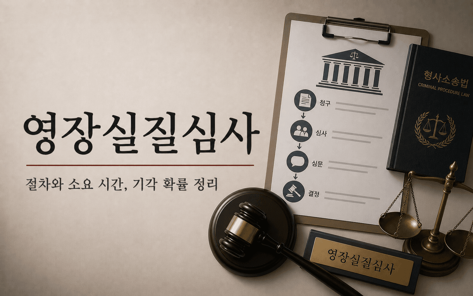 영장실질심사 절차와 소요 시간, 기각되는 경우의 수 정리