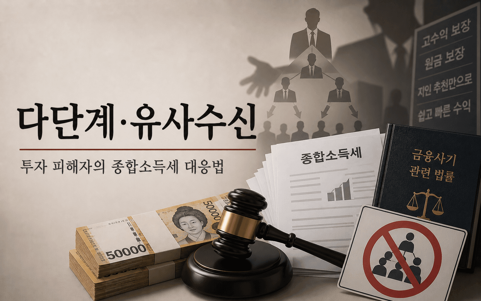 원금도 못 돌려받았는데 이자소득세까지? 다단계·유사수신 투자 피해자의 종합소득세 대응법