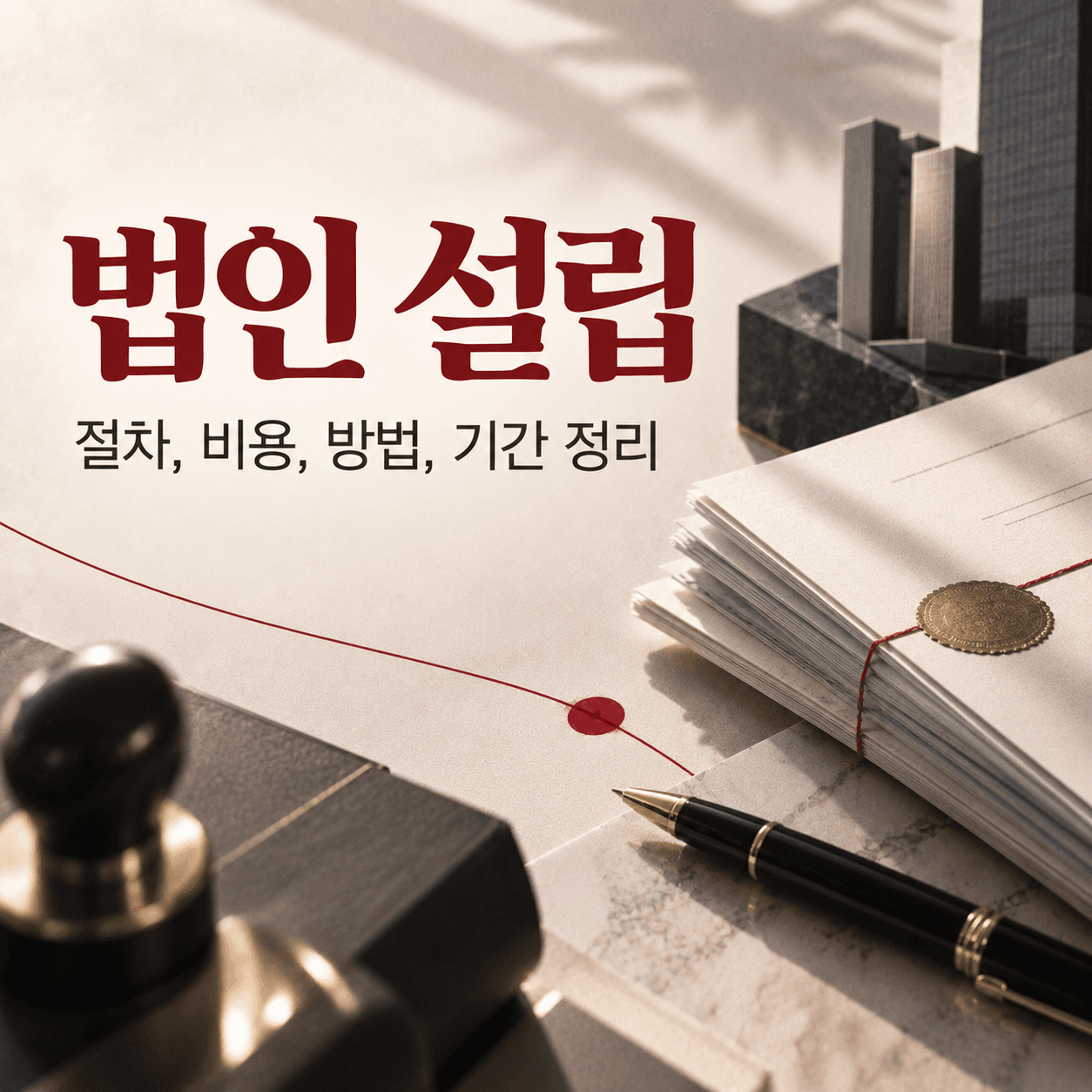 법인 설립 절차, 비용, 방법, 기간 정리