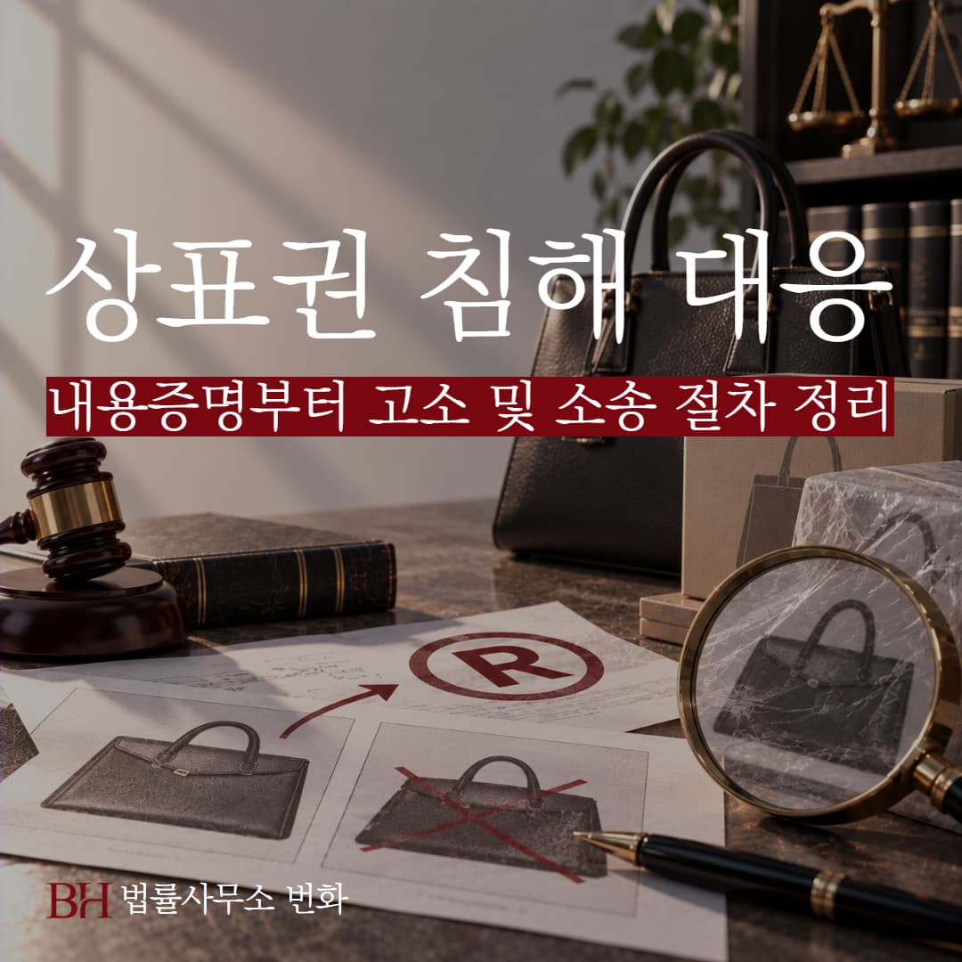 상표권 침해 대응, 내용증명부터 고소 및 소송 절차 정리