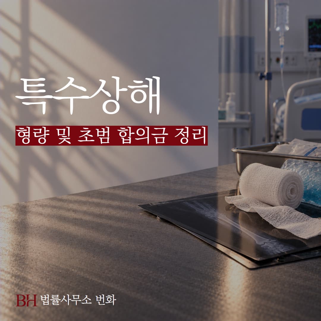 특수상해 뜻과 특수폭행 차이, 형량 및 초범 합의금 정리