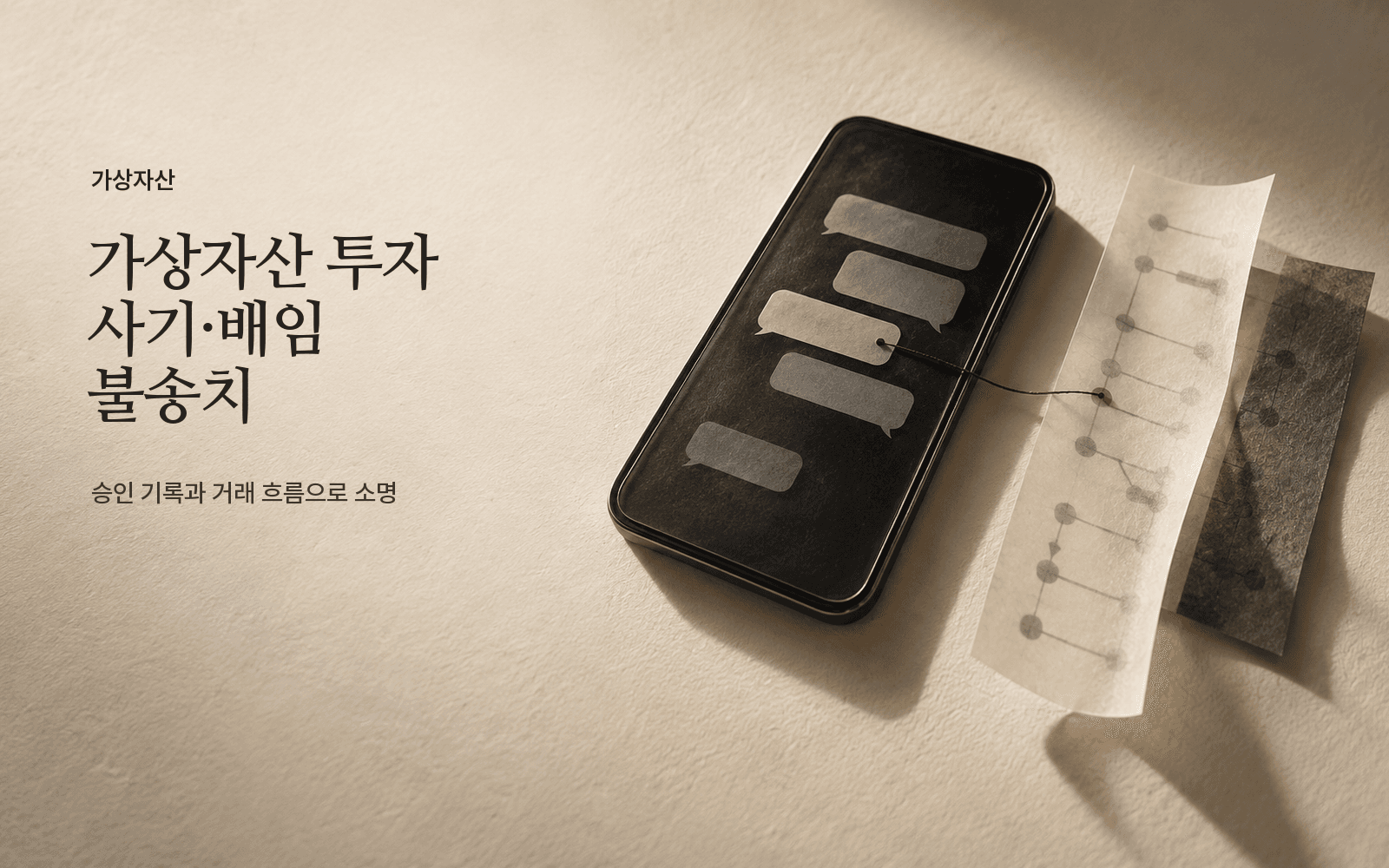 가상자산 투자 사기·배임 혐의에 불송치 결정을 받은 사례